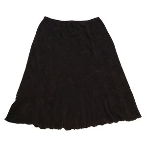 Carol Rose Black Midi Skirt